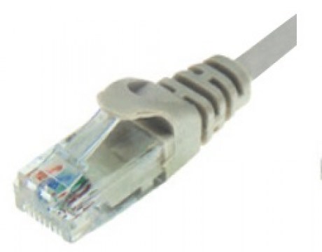 PATCH CORD CAT5e UTP 0.5m ΓΚΡΙ DATA